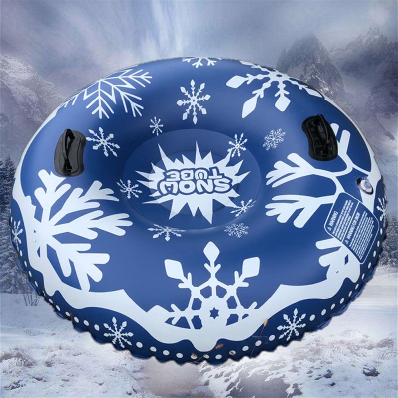 Snow Inflatable Sled Heavy Duty Snow Tube Sled Durable Cordura Inflatable Sledding Tube For Grown-ups Kids 120cm Snow Inflatable Sled Heavy Duty Snow Tube Sled Durable Cordura Inflatable Sledding Tube For Grown-ups Kids 120cm