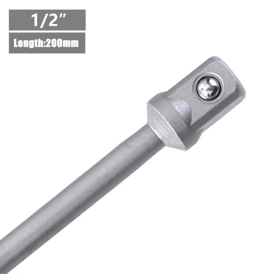 Socket Adapter Extension Hexagonal Shank to Square Socket Electric Wrench Extension Converter Sockets 12.7mm