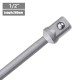 Socket Adapter Extension Hexagonal Shank to Square Socket Electric Wrench Extension Converter Sockets 12.7mm