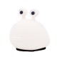 Soft Silicone Night  Light Cute Animal Shape Waterproof Drop-proof Touch-sensor Soft Light Bedside Lamp For Children Nursery Room 3W white