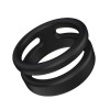 Soft Silicone Penis Ring Lock Sperm Persistent Erection Sex Toys Delay Ejaculation Erotic Tool Men Masturbation Device black Soft Silicone Penis Ring Lock Sperm Persistent Erection Sex Toys Delay Ejaculation Erotic Tool Men Masturbation Device black