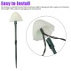 Solar 10 Led Mushroom String Lights 8 Modes Ip65 Waterproof Outdoor Decorative Lights Warm White