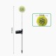 Solar Dandelion Garden Lights IP65 Waterproof Simulation Lamp for Yard Patio Garden Decor 1 Head 16LED