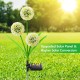 Solar Dandelion Garden Lights IP65 Waterproof Simulation Lamp for Yard Patio Garden Decor 1 Head 16LED