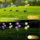 Solar Dandelion Garden Lights IP65 Waterproof Simulation Lamp for Yard Patio Garden Decor 3 Head 36LED