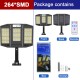 Solar Led Street Light 3 Modes Outdoor Folding Adjustable Motion Sensor Remote Control Garden Light V97-264