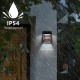 Solar Led Wall Lamp Dual Mode Automatic On/off Outdoor Waterproof Decorative Garden Lights