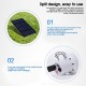 Solar Light Bulb With Solar Panel Outdoor Portable Rechargeable Camping Lights For Mountaineering Hiking 1pc