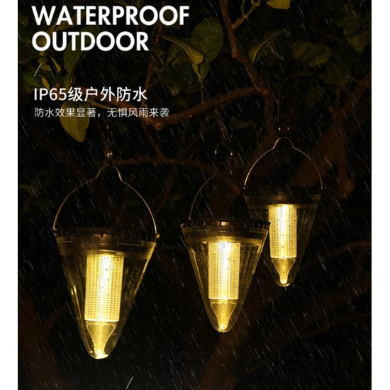 Solar Light Outdoor Waterproof Garden Decoration Hanging Lamps Night Light White light_2.4W