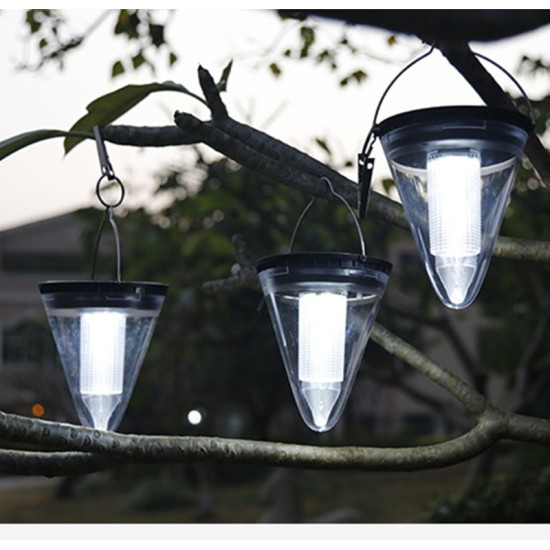 Solar Light Outdoor Waterproof Garden Decoration Hanging Lamps Night Light White light_2.4W