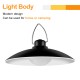 Solar Power Pendant Lights Outdoor Waterproof Energy Saving Yard Garden Garage Decoration Lamp one head