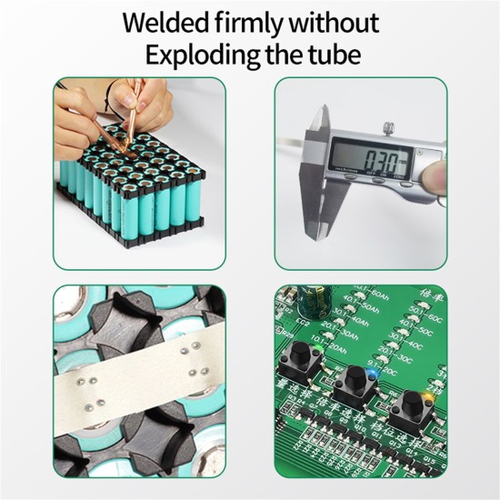 Spot Welder Control Board Kit 100-900a 6 Levels Adjustable Portable Mini Handheld Diy Spot Welding Machine Kit