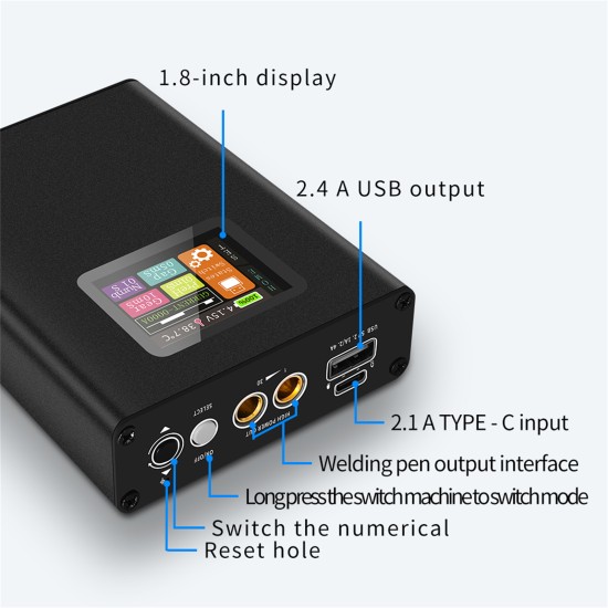 Spot Welder Machine 1200a 0.1-0.25mm 30 Levels Handheld Digital Display Welding Machine for Lithium Battery