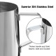 Stainless Steel Frothing Steaming Pitcher 350ml for Espresso Machine, Coffee Milk Frother