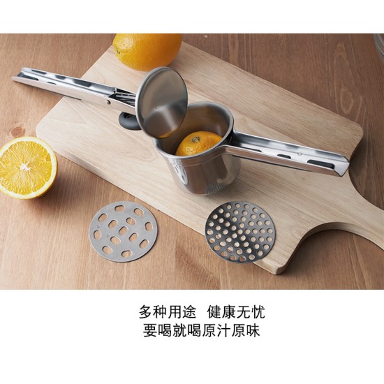 Stainless Steel Fruit Vegetable Masher Potatoes Lump Presser Mashed Potato Kitchen Tools Stainless steel