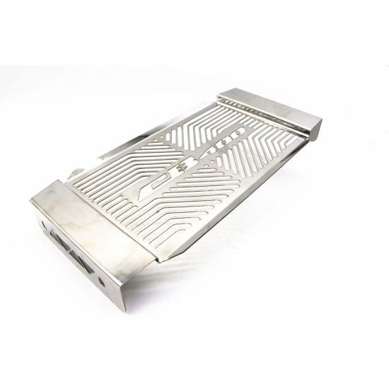 Stainless Steel Motorcycle Radiator Water Tank Guard Protective Cover for HONDA CB400 VTEC 1-5 Generation 99-14  silver