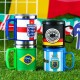 Stainless Steel Mug Cup 2022 Football World Cup Water Cup Fans Souvenir Gifts for Coffee Tea Soup Brazil