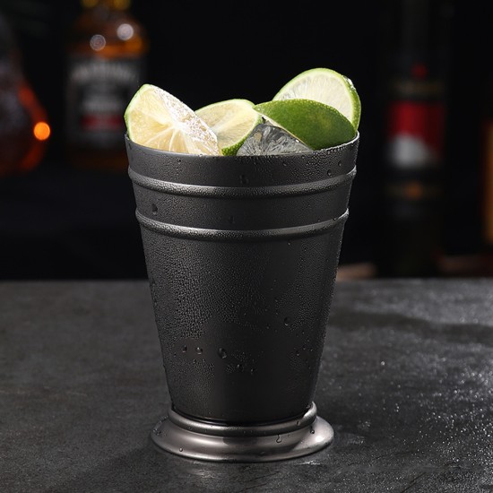 Stainless Steel Mule Mug Metal Cocktail Cup for Bar Party KTV Supplies black