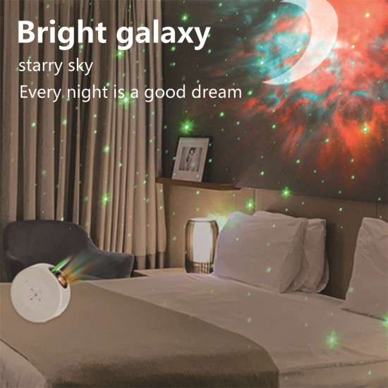 Star Projector Led Moon Full Sky Galaxy Colorful Atmosphere Light Usb Night Light with Remote Control