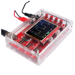 Stm32 Fully Assembled Digital Oscilloscope with Clear Acrylic Case Short-circuit Open-circuit Detection E-learning Kit