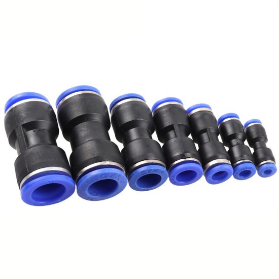 Straight Push Connectors Quick Release Pneumatic Air Line Fittings 4mm 6mm 8mm 10mm 12mm 14mm 16mm for PU-8