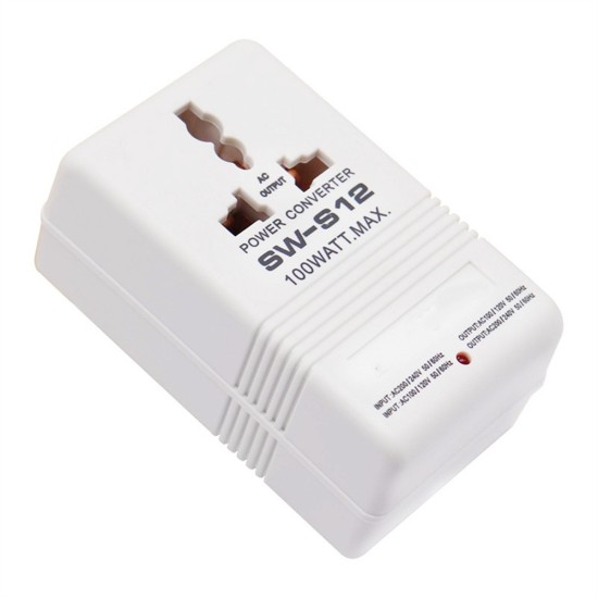 Sw-s12 100w Power Transformer Portable 110v to 220v 220v to 110v Bidirectional Converter Transformer