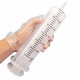 Syringe Rinser Feeder Large Capacity Wide Opening Enema Perfusion Device 150ml