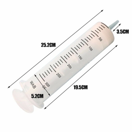 Syringe Rinser Feeder Large Capacity Wide Opening Enema Perfusion Device 150ml