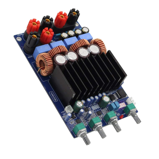 TAS5630 2.1 Class D 300W+150W+150W Tone Adjust Amplifier Completed Board(Blue Board) TAS5630 amplifier