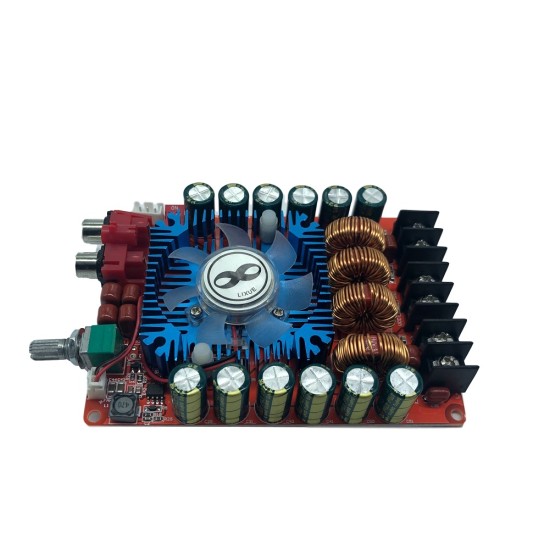 TDA7498E Amplifier Board 2.0 High Power Digital HIFI Stereo 160W*2 Support BTL220W DC12V-36V red