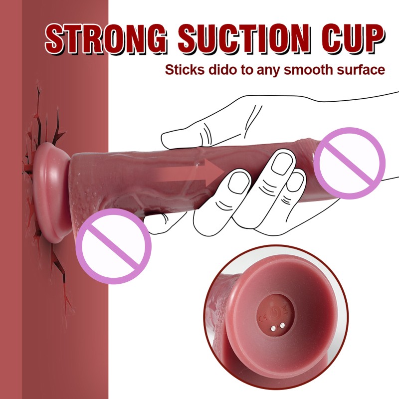 Telescopic Dildo Vibrator with Suction Cup Vaginal G Spot Anal Masturbation Device Adult Sex Products Telescopic Dildo Vibrator with Suction Cup Vaginal G Spot Anal Masturbation Device Adult Sex Products
