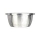 Thicken Colander Strainer Basin Cooker Utensil Mixing Bowl Kitchen Tool Rice Sieve Fruit Washing 304 stainless steel rice sieve