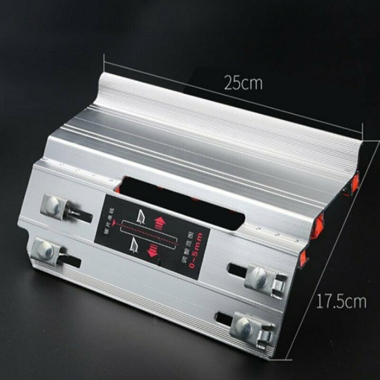 Tile Chamfering Machine 45 Degree Cutting Multi-functional Accessories Silver