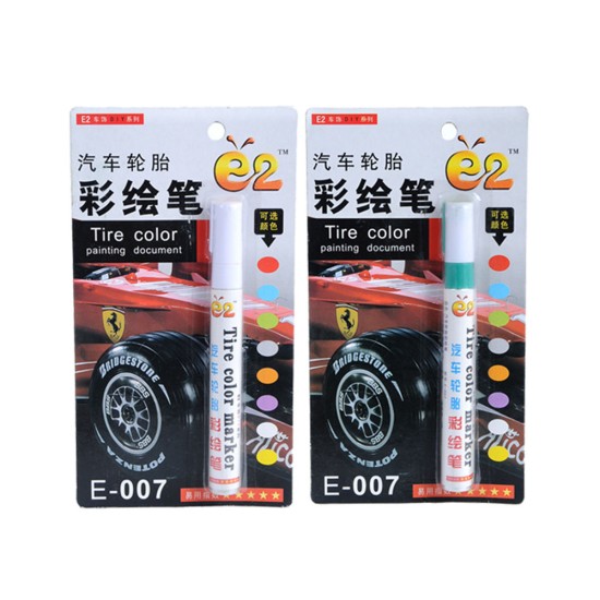 Tire Pen Colorful Styling Waterproof Pen Car truck Tires Tread Metal Permanent Paint Markers green