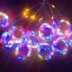 Twinkle Star 300 LED Window Curtain String Light Wedding Party Home Wall Decorations, Warm White White