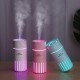 USB Air Humidifier Mini Tabletop 7 Colors Car Mist Maker Mute Office Air Purifier white