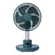 USB Desktop Fan Portable Rotation Angle Fan for Office Household Traveling blue_160*185*320mm