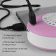 USB Eyelash Extension Mini Fan with Mirror Glue Grafted Eyelashes Dedicated Dryer Makeup Tools Pink