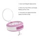 USB Eyelash Extension Mini Fan with Mirror Glue Grafted Eyelashes Dedicated Dryer Makeup Tools Pink