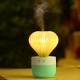 USB Humidifier Cactus-shape  Large Capacity Home Mini Desktop Air Purifier green