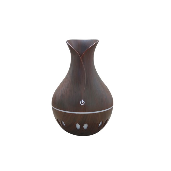 USB Wood Grain Air Humidifier Aromatherapy Diffuser with 7 Colors Change Night Light  Light wood grain