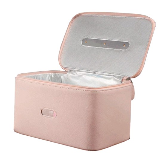 UVC Sterilization Multifunctional Storage Bag PU Leather Case for Underwear Phone Key Toy