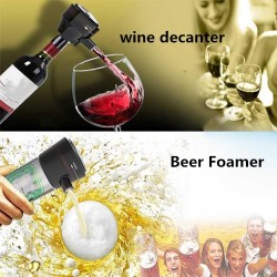 Ultrasonic Beer Server Smart Quick Electric Wine Decanter black