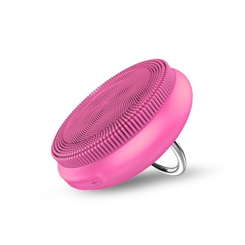 Ultrasonic Electric Cleansing Instrument Face Cleansing Brush Vibration Blackhead Epilator Pore Cleaner Massage USB Rechargeable Pink Ultrasonic Electric Cleansing Instrument Face Cleansing Brush Vibration Blackhead Epilator Pore Cleaner Massage USB Rechargeable Pink