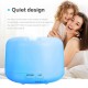 Ultrasonic Noiseless Remote Control Humidifier Aroma Diffuser Colourful LED Night Light- US Standard