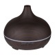 Ultrasonic Wood Grain Aroma Diffuser Home Mute Large Capacity Bedroom iffuser 500ml dark wood grain US standard 24V