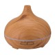 Ultrasonic Wood Grain Aroma Diffuser Home Mute Large Capacity Bedroom iffuser 500ml light wood grain 5V