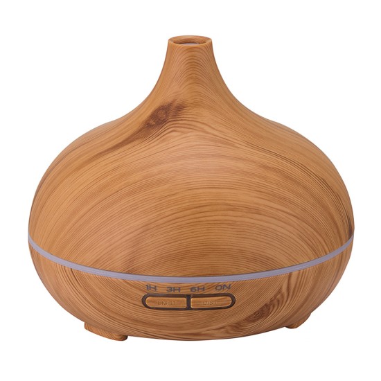 Ultrasonic Wood Grain Aroma Diffuser Home Mute Large Capacity Bedroom iffuser 500ml light wood grain US standard 24V