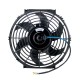 Universal Kit Black 10 inch Slim Fan Push Pull Electric Radiator Cooling Fan 12V