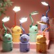 Usb Charging Children Table  Lamp, Student Dormitory Reading Eye Protection Night Light, Creative Cartoon Drawer Storage Led Desk Lamps Bear